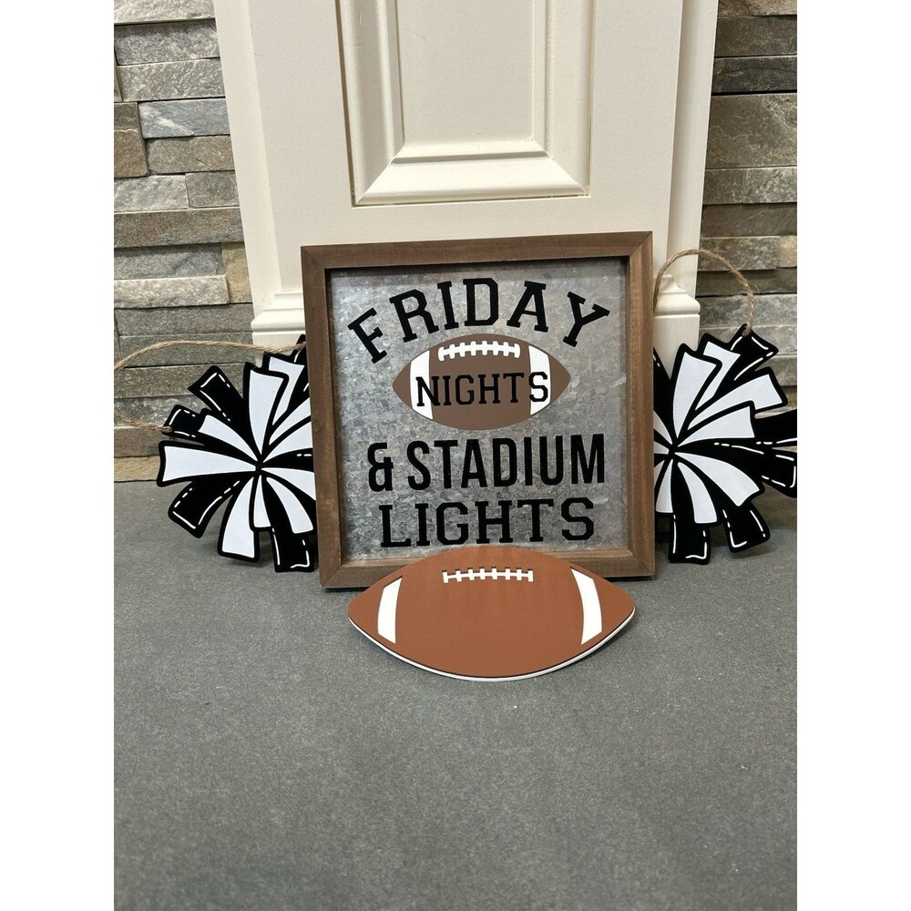 Football & Cheerleader Decor Bundle - Friday Night Lights